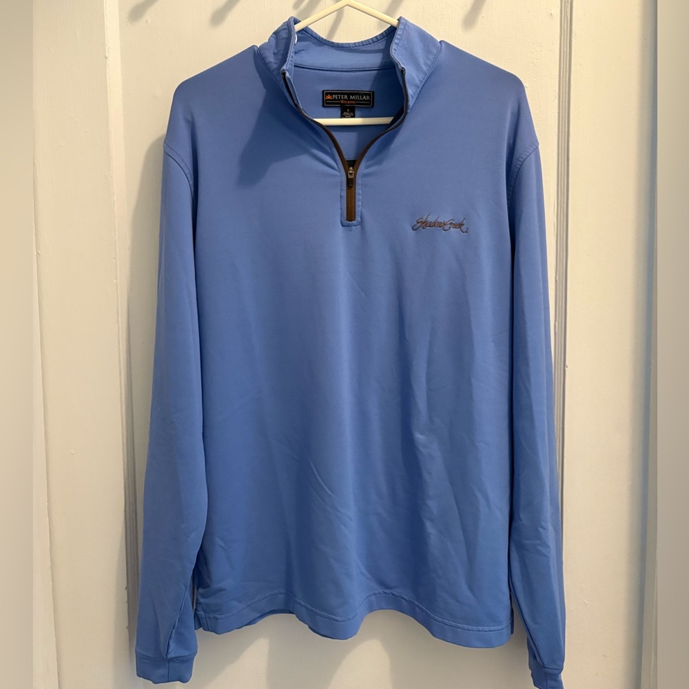 Peter Millar Quarter Zip Sweatshirt - Shadow Creek